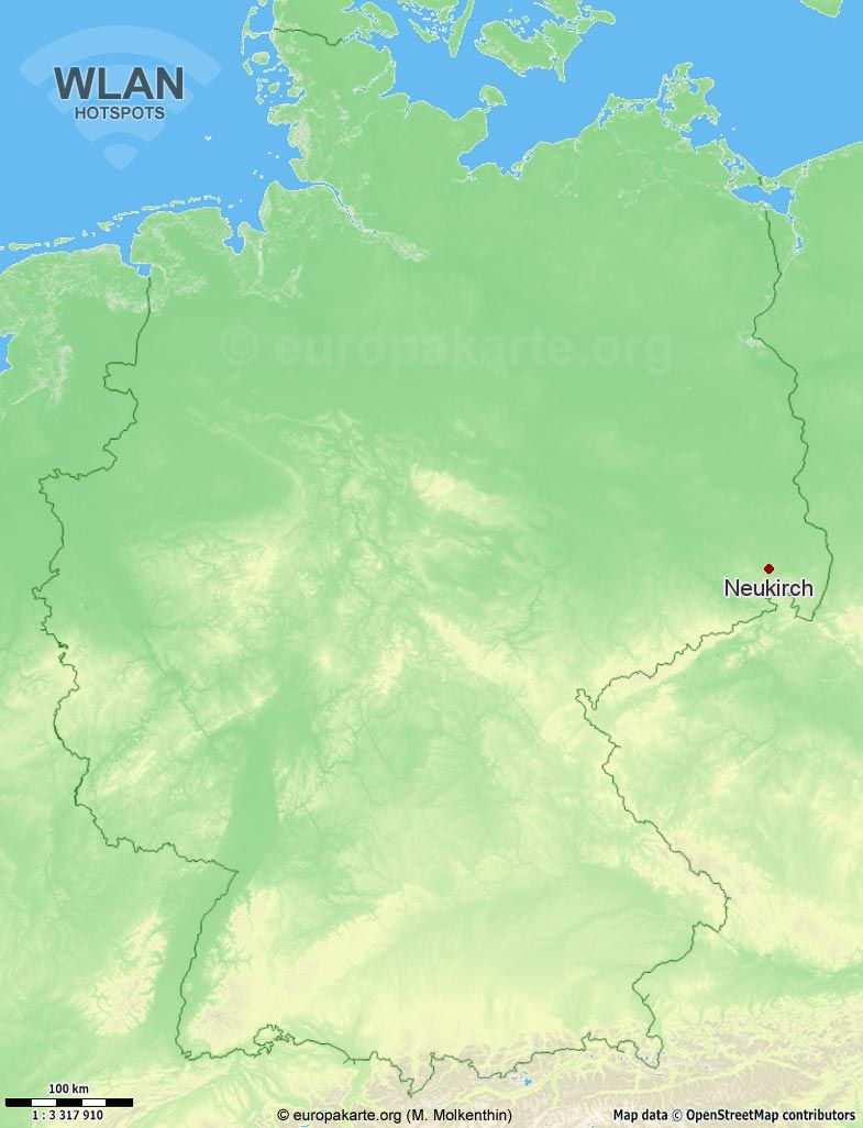 WLAN-Hotspots in Neukirch (Sachsen)