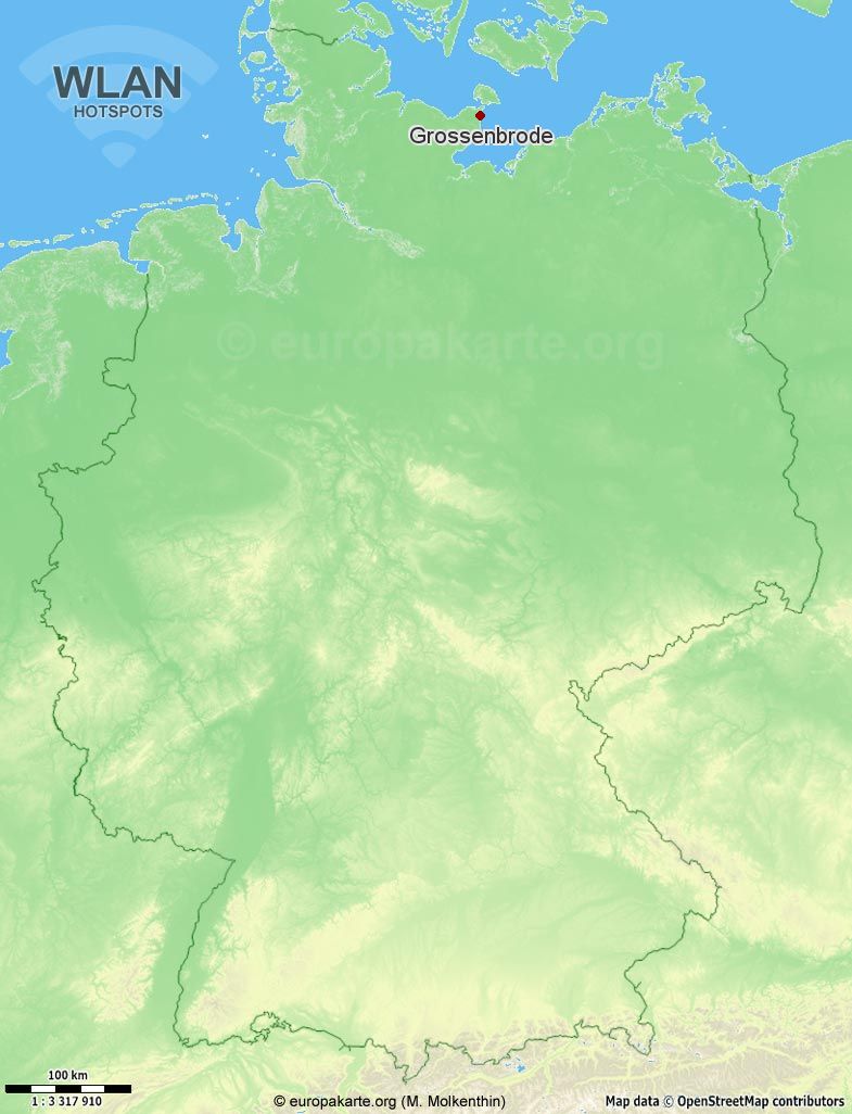 WLAN-Hotspots in Grossenbrode (Schleswig-Holstein)