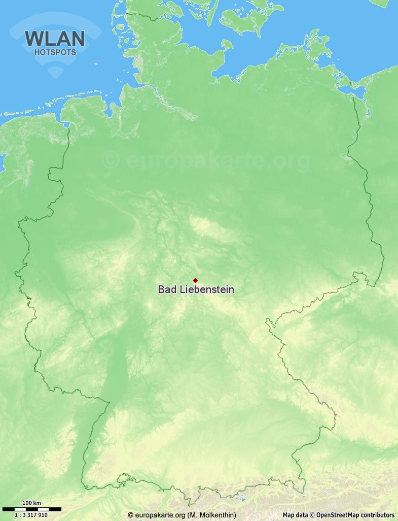 WLAN-Hotspots in Bad Liebenstein (Thüringen)