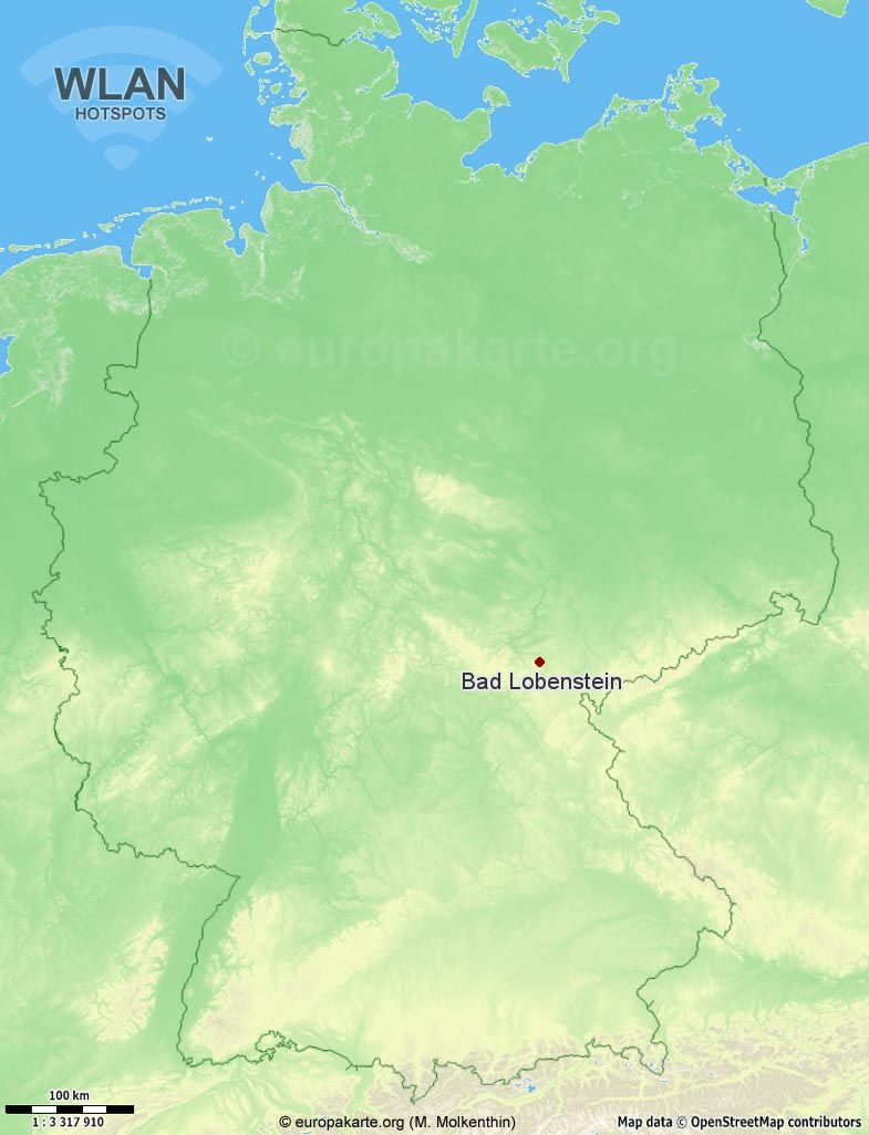 WLAN-Hotspots in Bad Lobenstein (Thüringen)