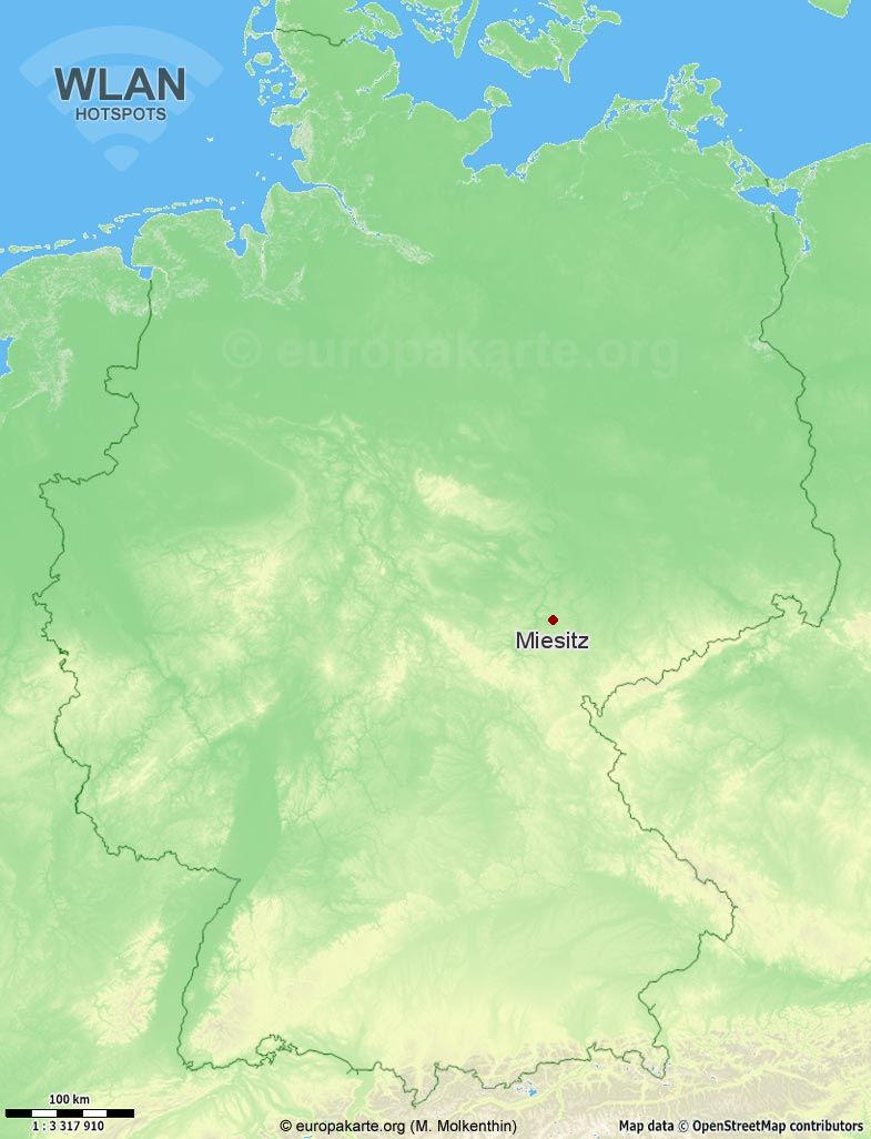 WLAN-Hotspots in Miesitz (Thüringen)