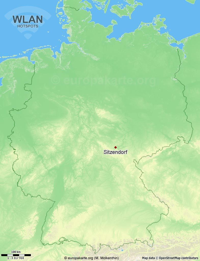 WLAN-Hotspots in Sitzendorf (Thüringen)